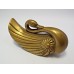 Vintage Crowning Touch Collection Brass Swan Wall Pocket   332762861819